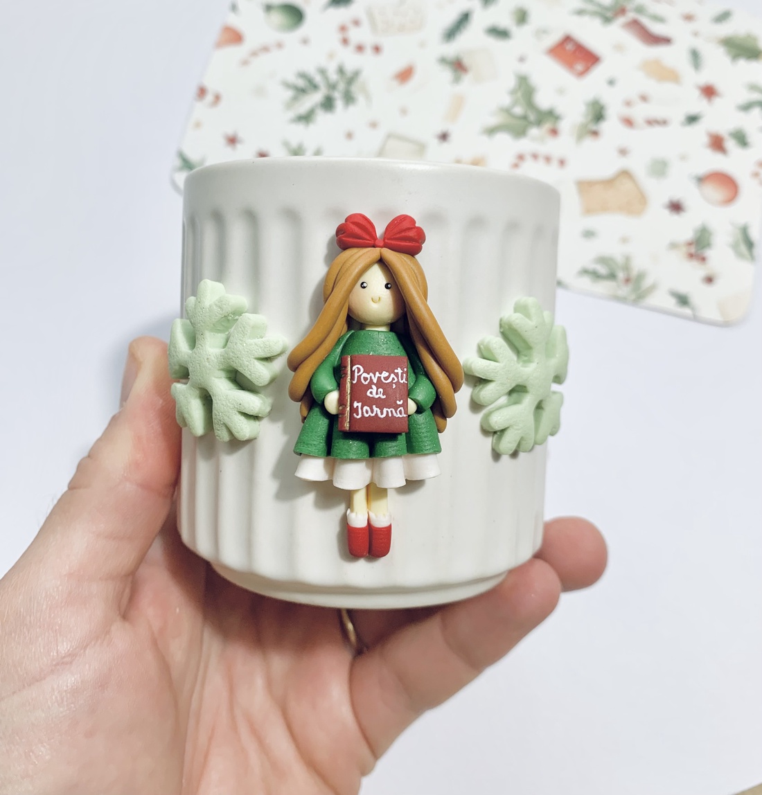 Suport lumanare Winter Wonderland - crăciun - cadouri de moș crăciun - cadouri de moș crăciun - Artynos.ro