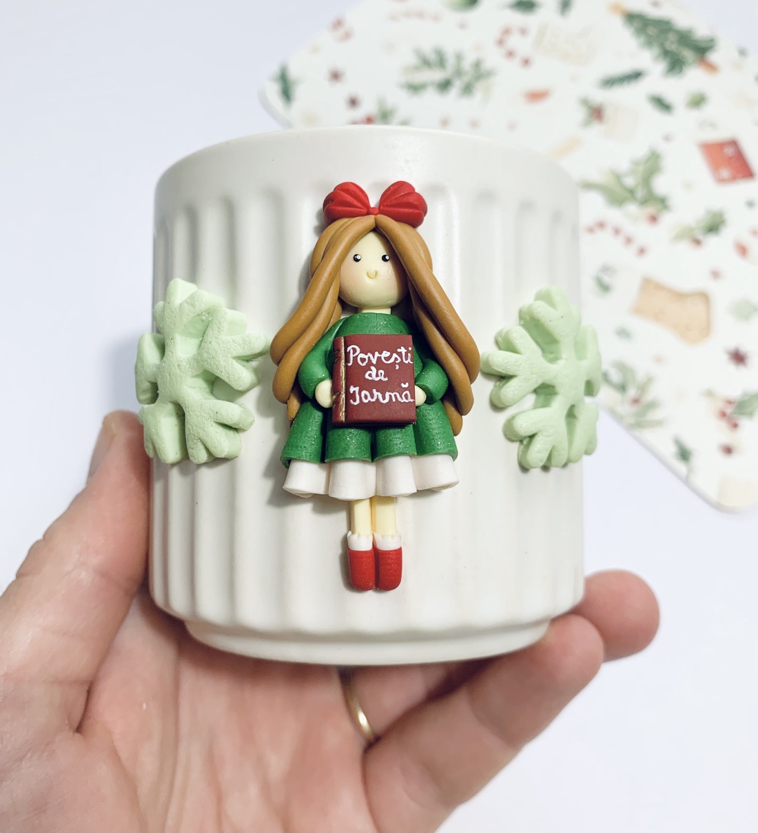 Suport lumanare Winter Wonderland - crăciun - cadouri de moș crăciun - cadouri de moș crăciun - Artynos.ro