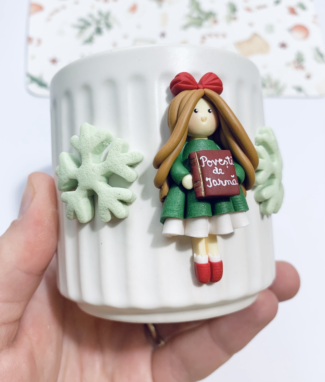 Suport lumanare Winter Wonderland - crăciun - cadouri de moș crăciun - cadouri de moș crăciun - Artynos.ro