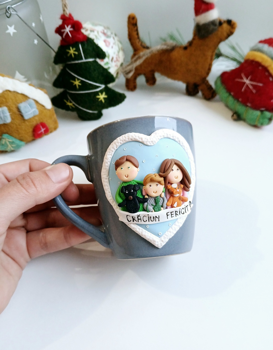 Accesoriu cana personalizată - crăciun - cadouri de moș crăciun - cadouri de moș crăciun - Artynos.ro