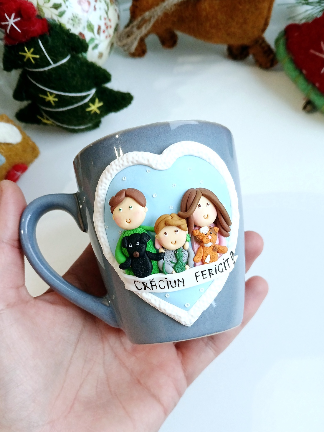 Accesoriu cana personalizată - crăciun - cadouri de moș crăciun - cadouri de moș crăciun - Artynos.ro