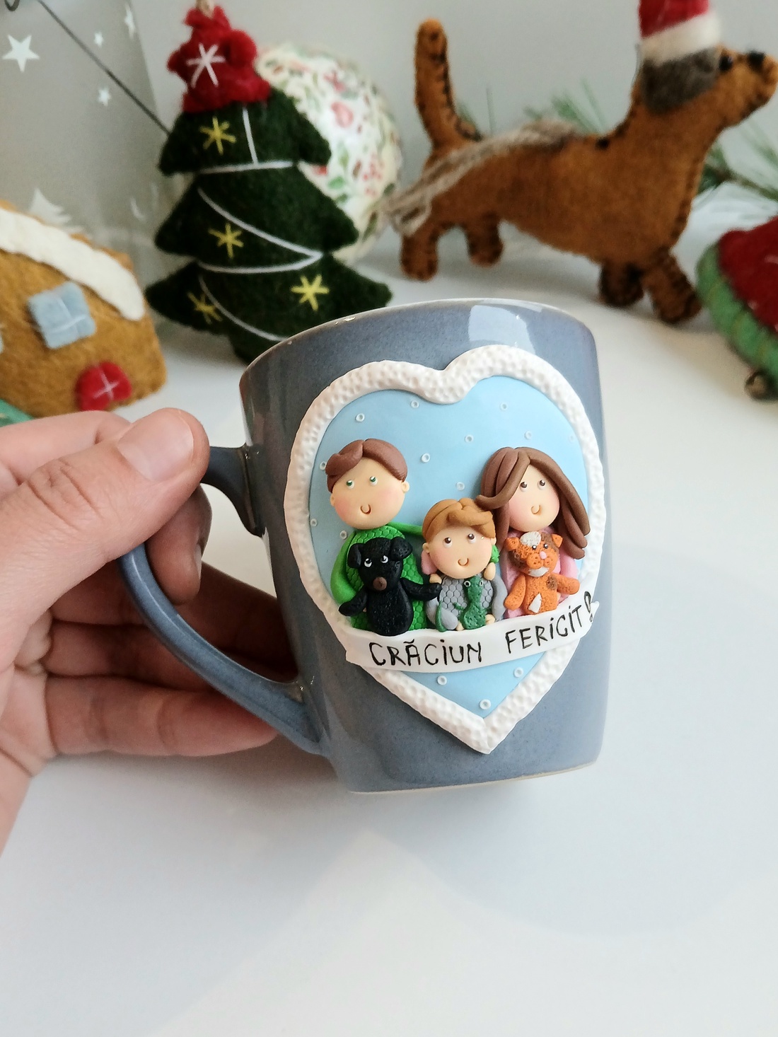 Accesoriu cana personalizată - crăciun - cadouri de moș crăciun - cadouri de moș crăciun - Artynos.ro