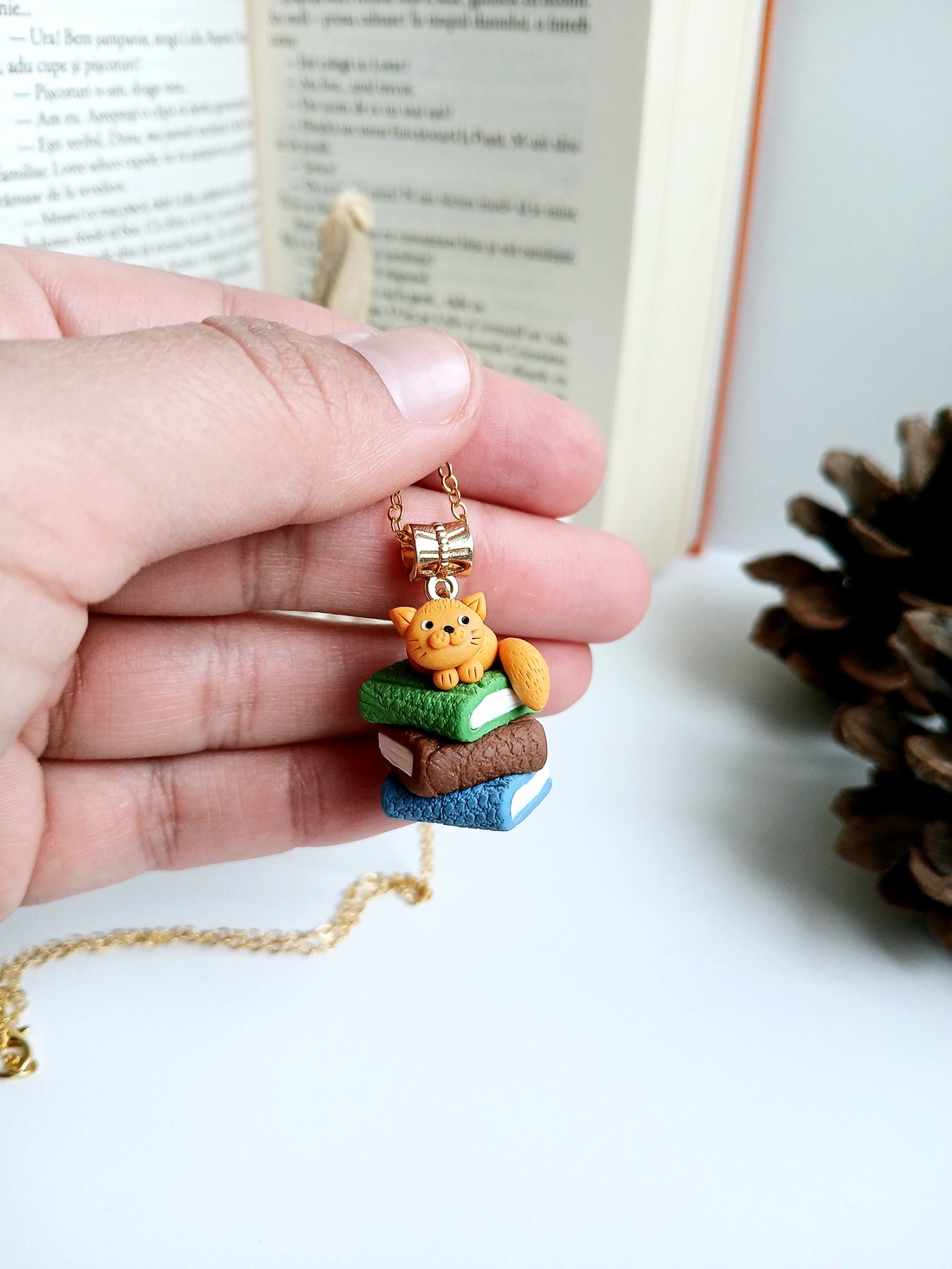 Colier Pisicuta - crăciun - cadouri de moș crăciun - cadouri de moș crăciun - Artynos.ro