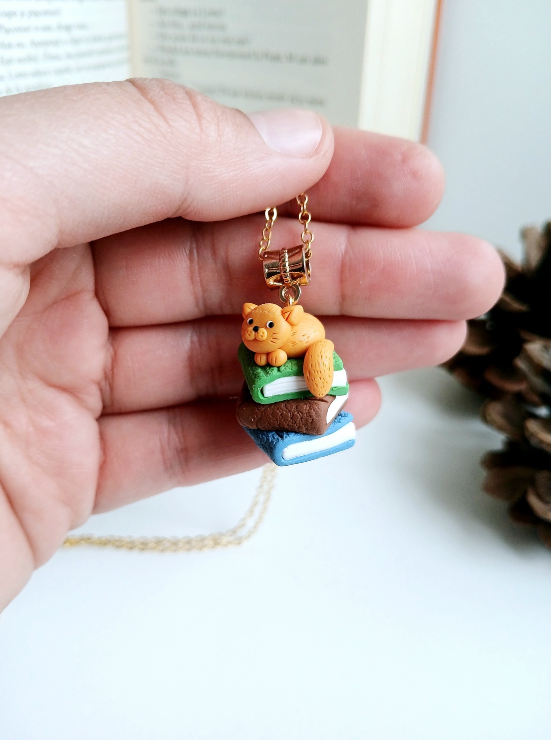 Colier Pisicuta - crăciun - cadouri de moș crăciun - cadouri de moș crăciun - Artynos.ro