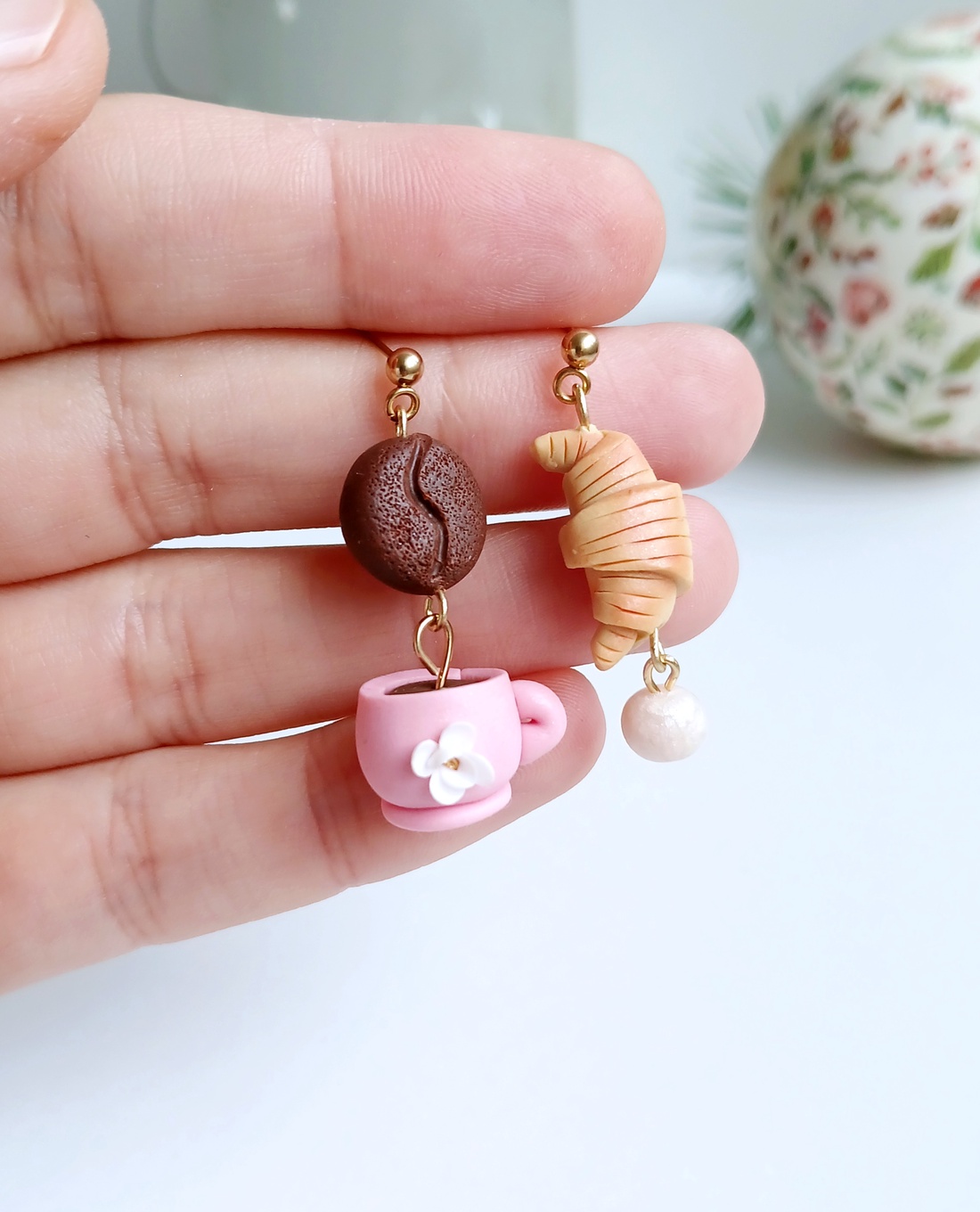 Cercei Coffee - crăciun - cadouri de moș crăciun - cadouri de moș crăciun - Artynos.ro