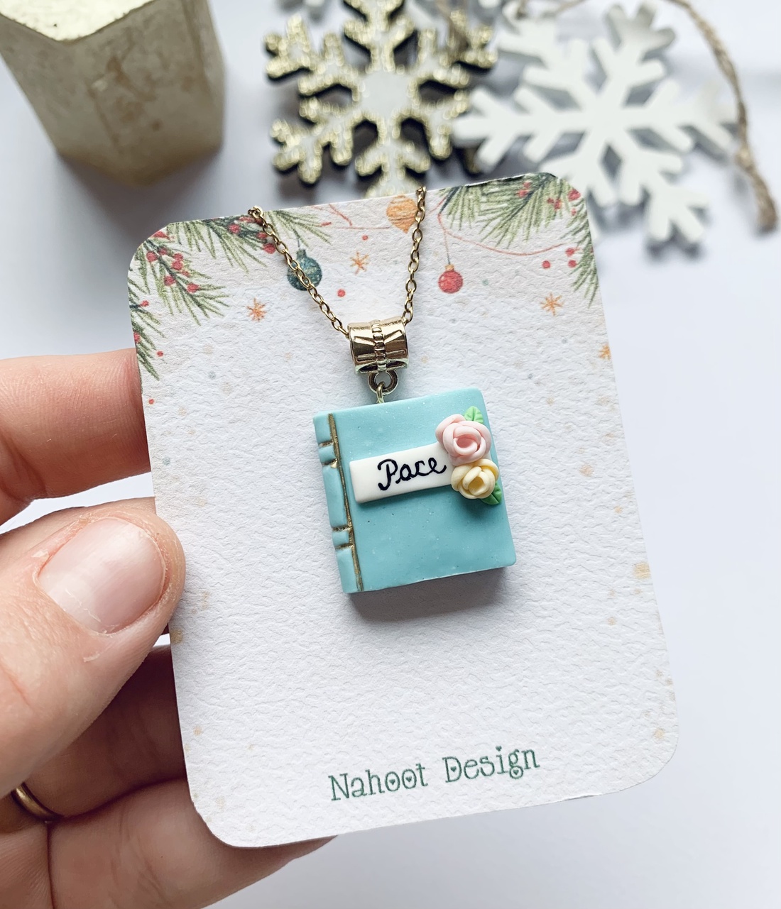 Colier Pace - crăciun - cadouri de moș crăciun - cadouri de moș crăciun - Artynos.ro