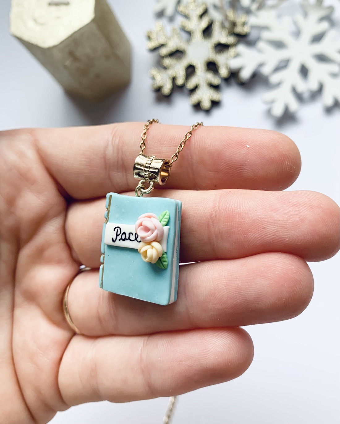 Colier Pace - crăciun - cadouri de moș crăciun - cadouri de moș crăciun - Artynos.ro