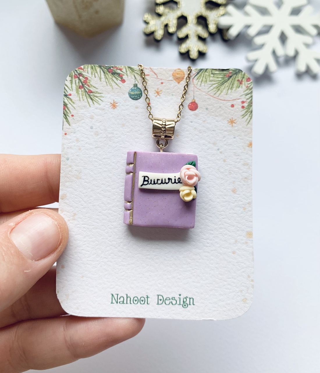 Colier Bucurie - crăciun - cadouri de moș crăciun - cadouri de moș crăciun - Artynos.ro