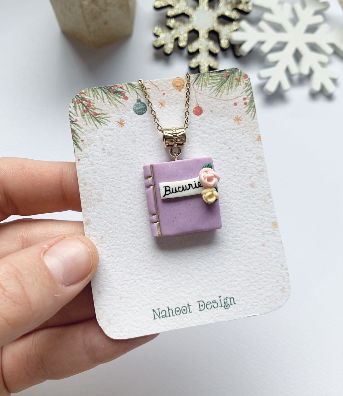 Colier Bucurie - crăciun - cadouri de moș crăciun - cadouri de moș crăciun - Artynos.ro