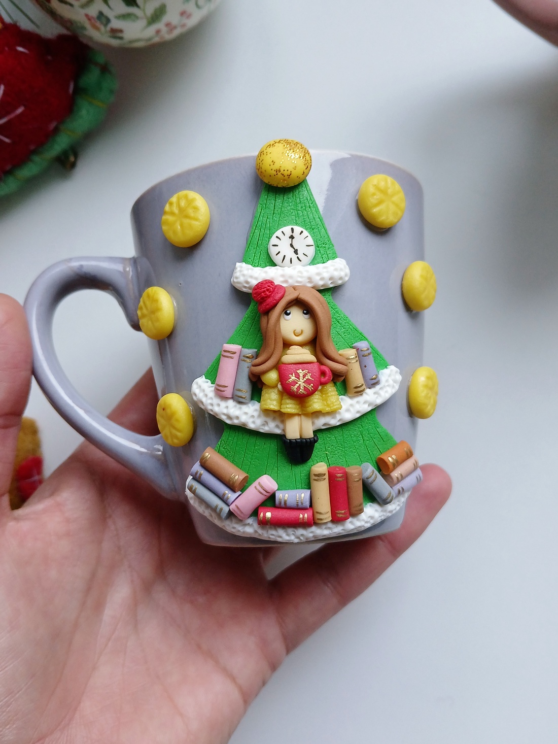 Accesoriu Book Mug - crăciun - cadouri de moș crăciun - cadouri de moș crăciun - Artynos.ro