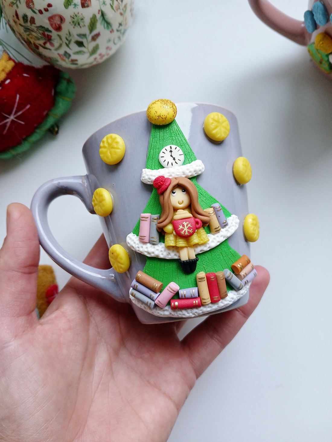 Accesoriu Book Mug - crăciun - cadouri de moș crăciun - cadouri de moș crăciun - Artynos.ro