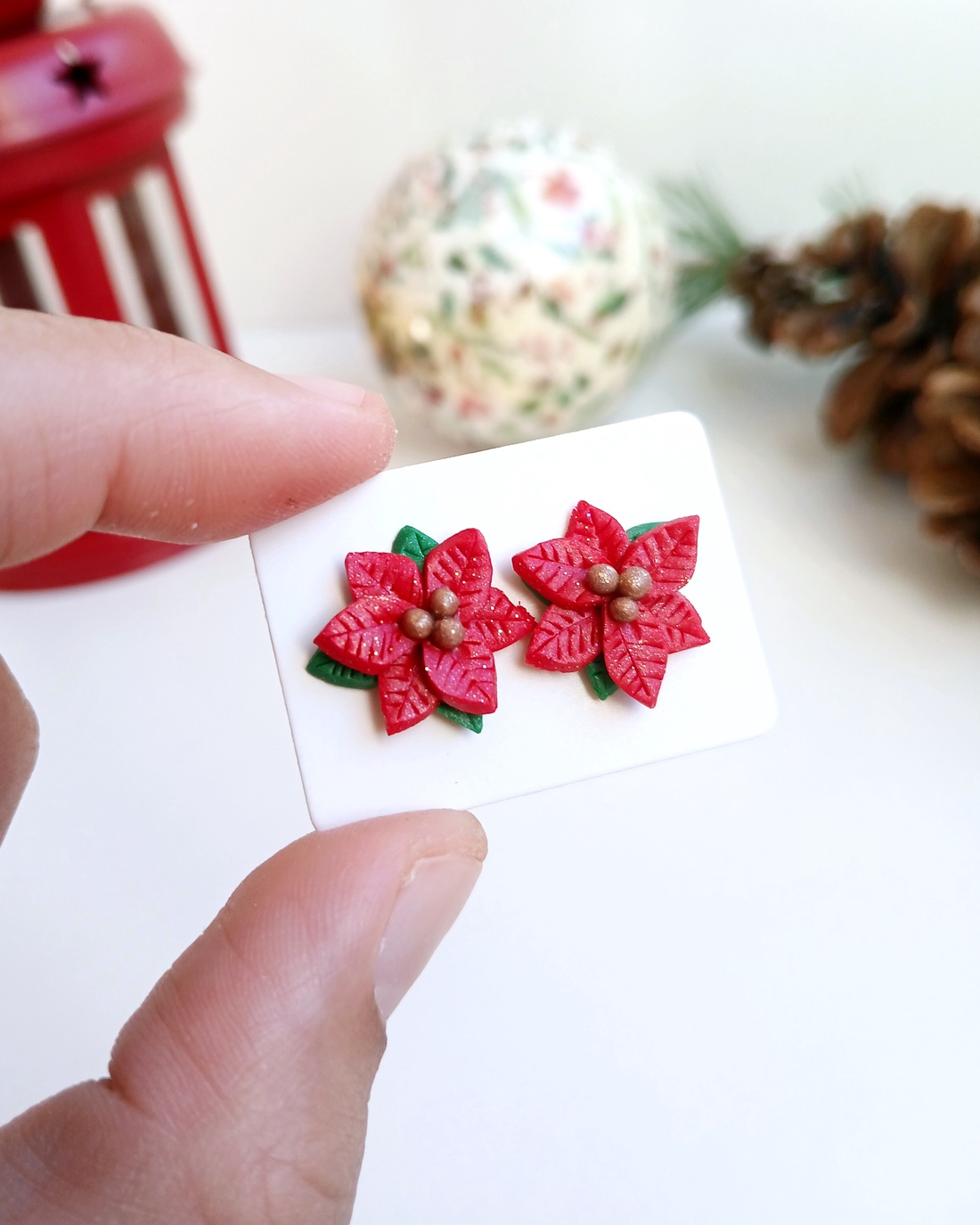 Cercei Craciunite - crăciun - cadouri de moș crăciun - cadouri de moș crăciun - Artynos.ro