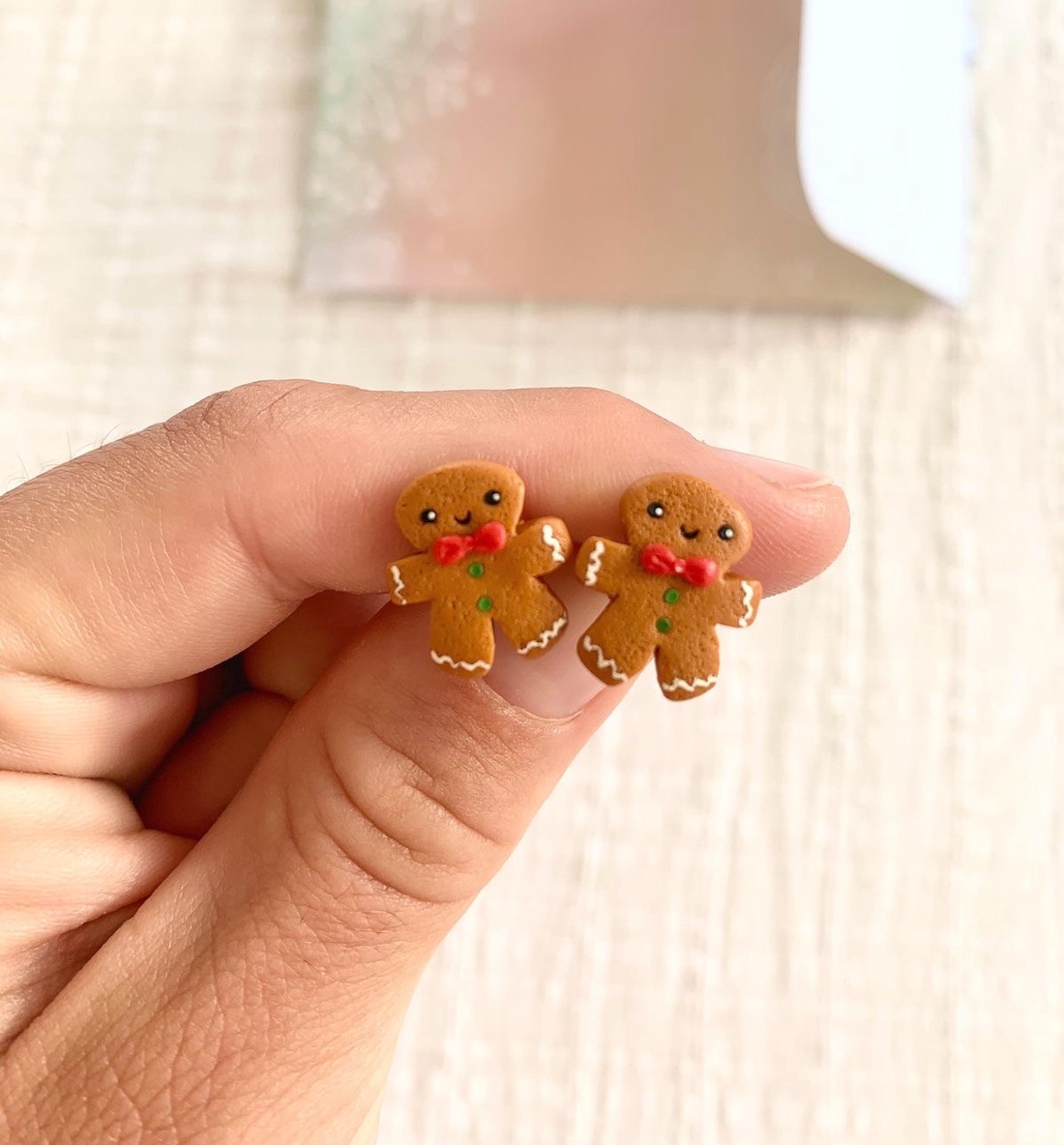 Cercei Oameni de turta dulce - crăciun - cadouri de moș crăciun - cadouri de moș crăciun - Artynos.ro