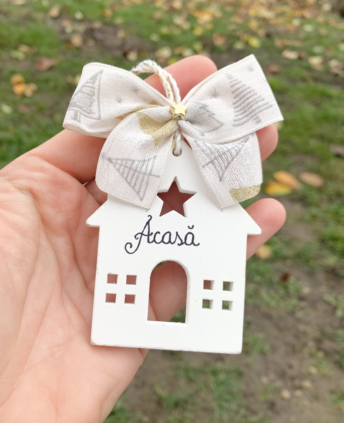 Decoratiune pentru brad Acasa - crăciun - cadouri de moș crăciun - cadouri de moș crăciun - Artynos.ro