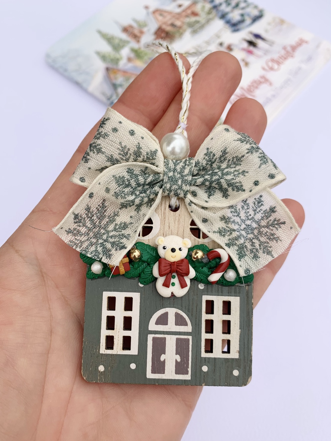 Decoratiune pentru brad Acasa - crăciun - cadouri de moș crăciun - cadouri de moș crăciun - Artynos.ro