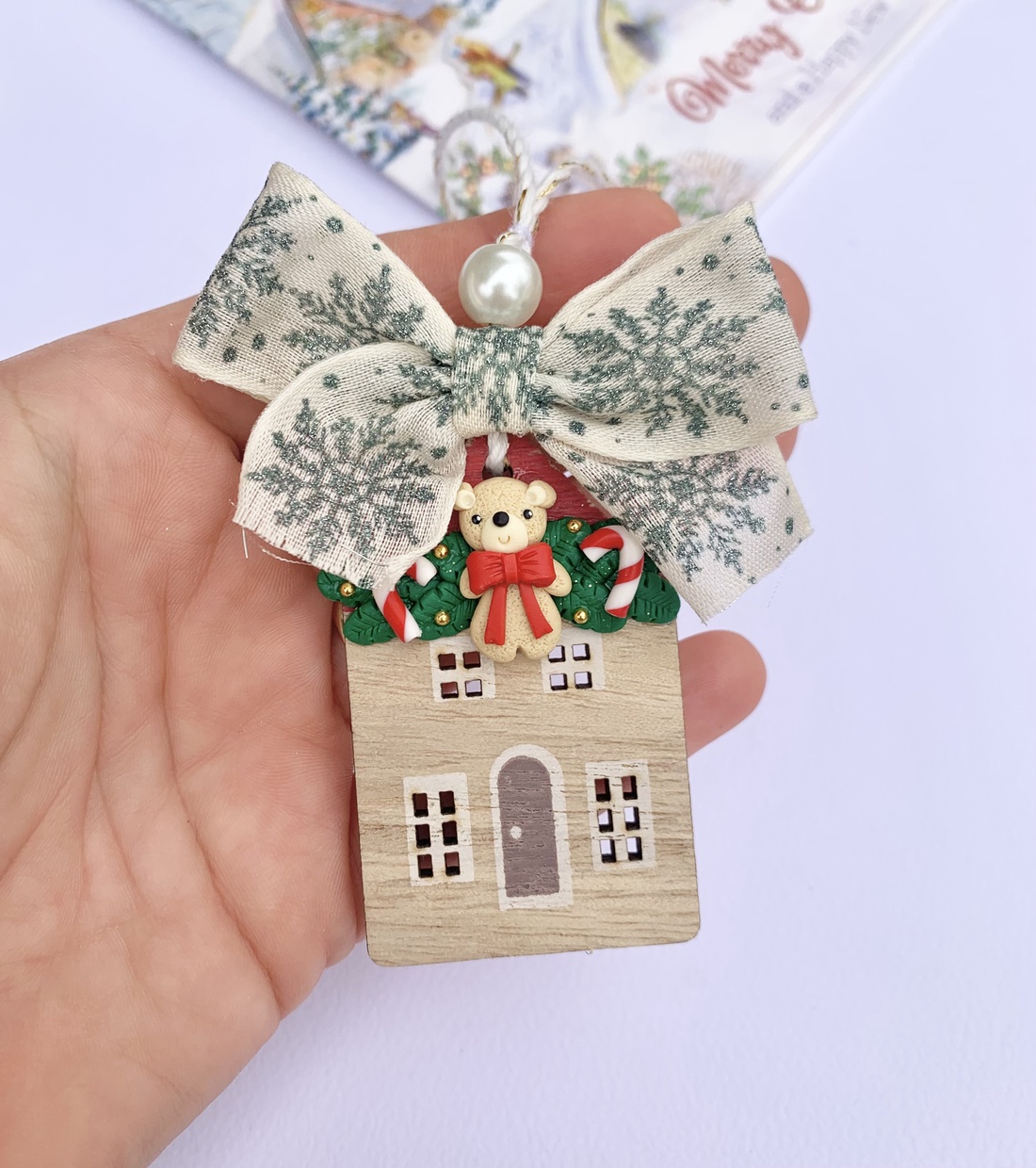 Decoratiune pentru brad Acasa - crăciun - cadouri de moș crăciun - cadouri de moș crăciun - Artynos.ro