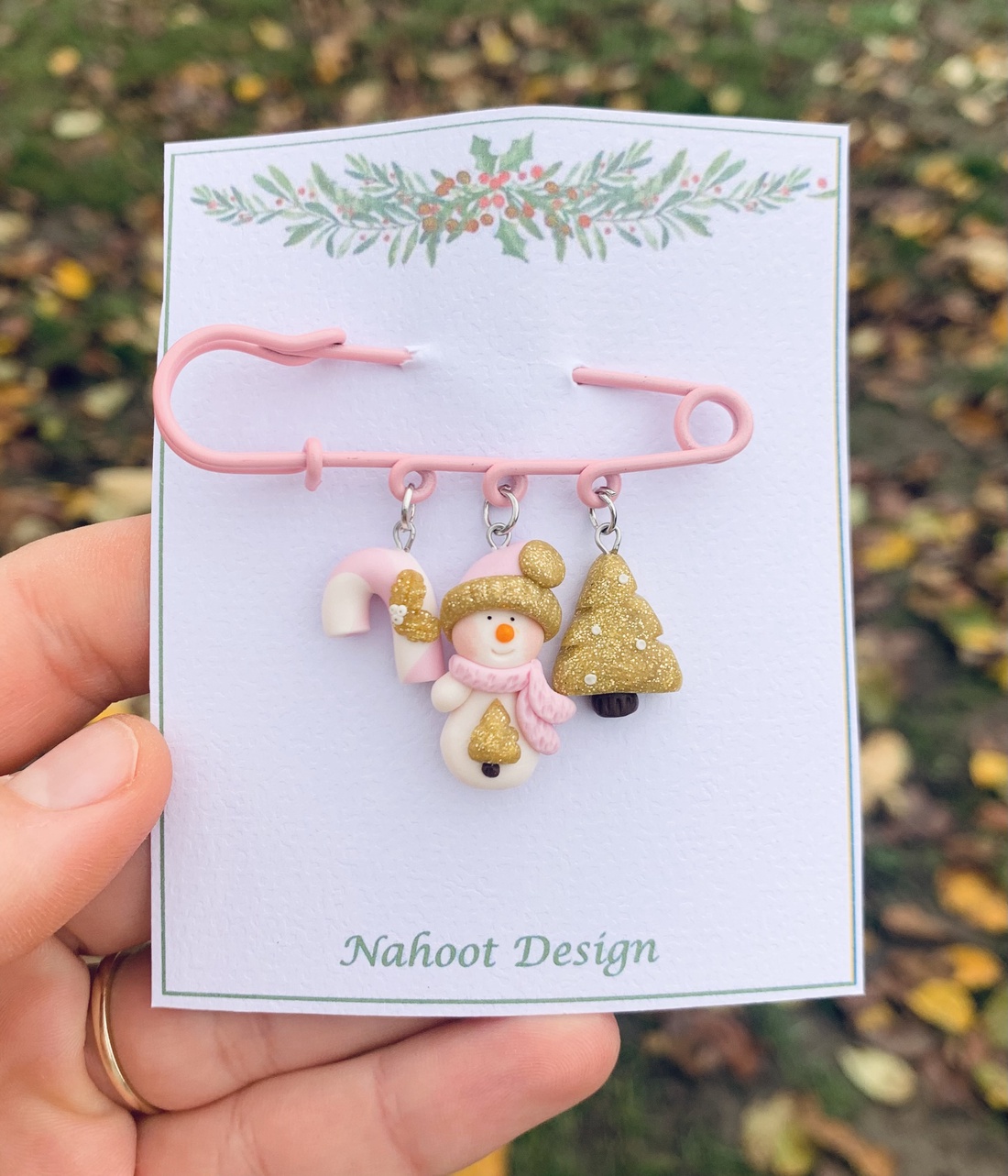 Brosa Happy Snowman - crăciun - cadouri de moș crăciun - cadouri de moș crăciun - Artynos.ro