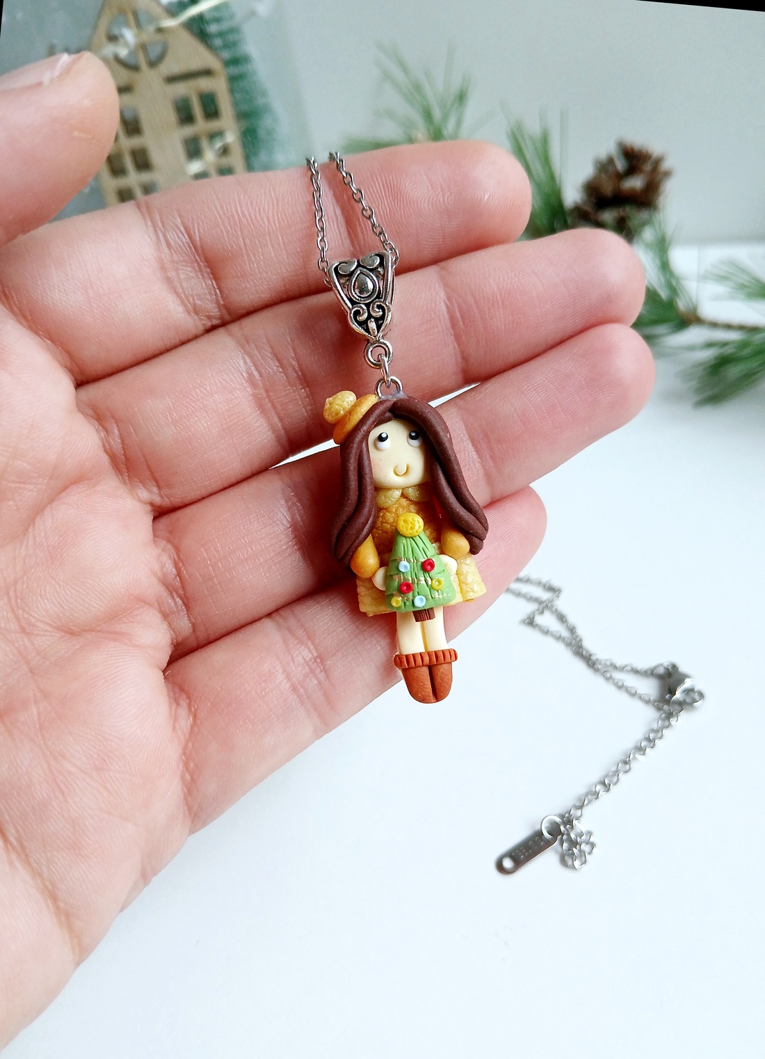 Colier Goldy - crăciun - cadouri de moș crăciun - cadouri de moș crăciun - Artynos.ro