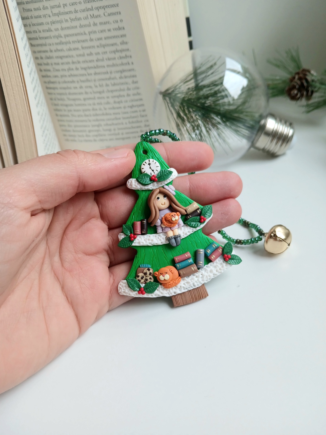 Semn de carte - crăciun - cadouri de moș crăciun - cadouri de moș crăciun - Artynos.ro