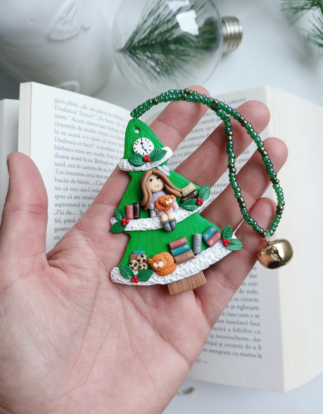 Semn de carte - crăciun - cadouri de moș crăciun - cadouri de moș crăciun - Artynos.ro