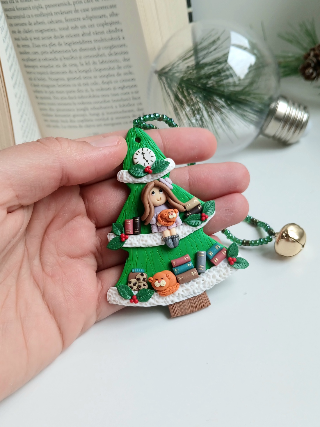 Semn de carte - crăciun - cadouri de moș crăciun - cadouri de moș crăciun - Artynos.ro