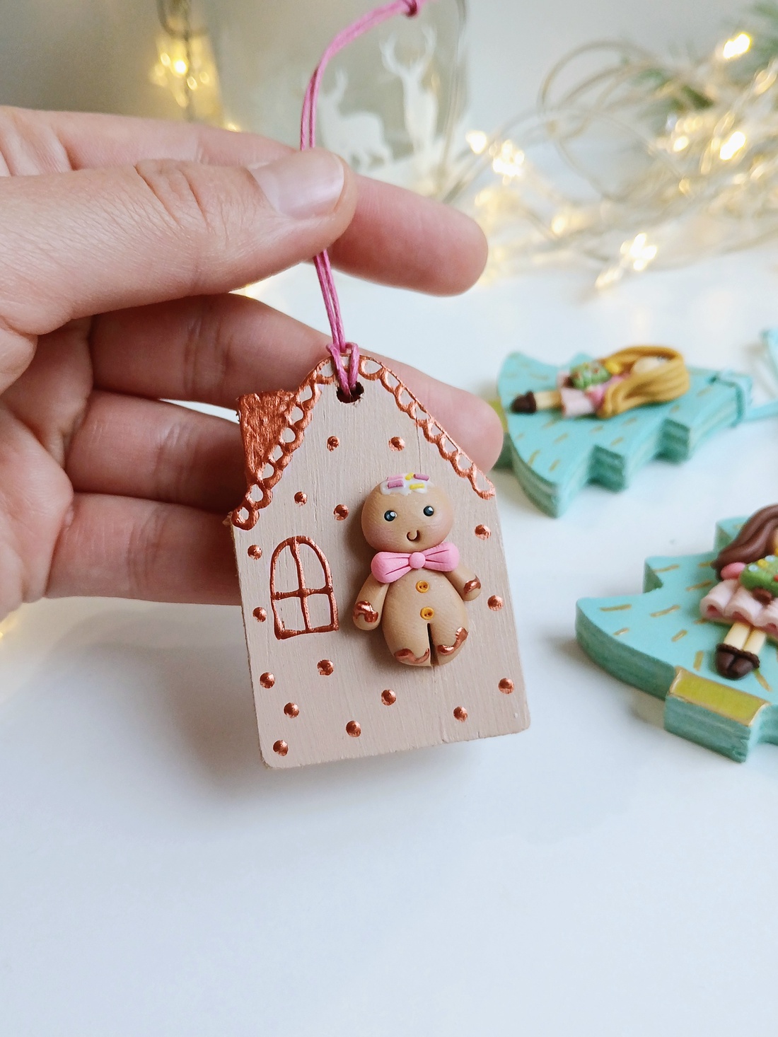 Decoratiune pentru brad - crăciun - cadouri de moș crăciun - cadouri de moș crăciun - Artynos.ro