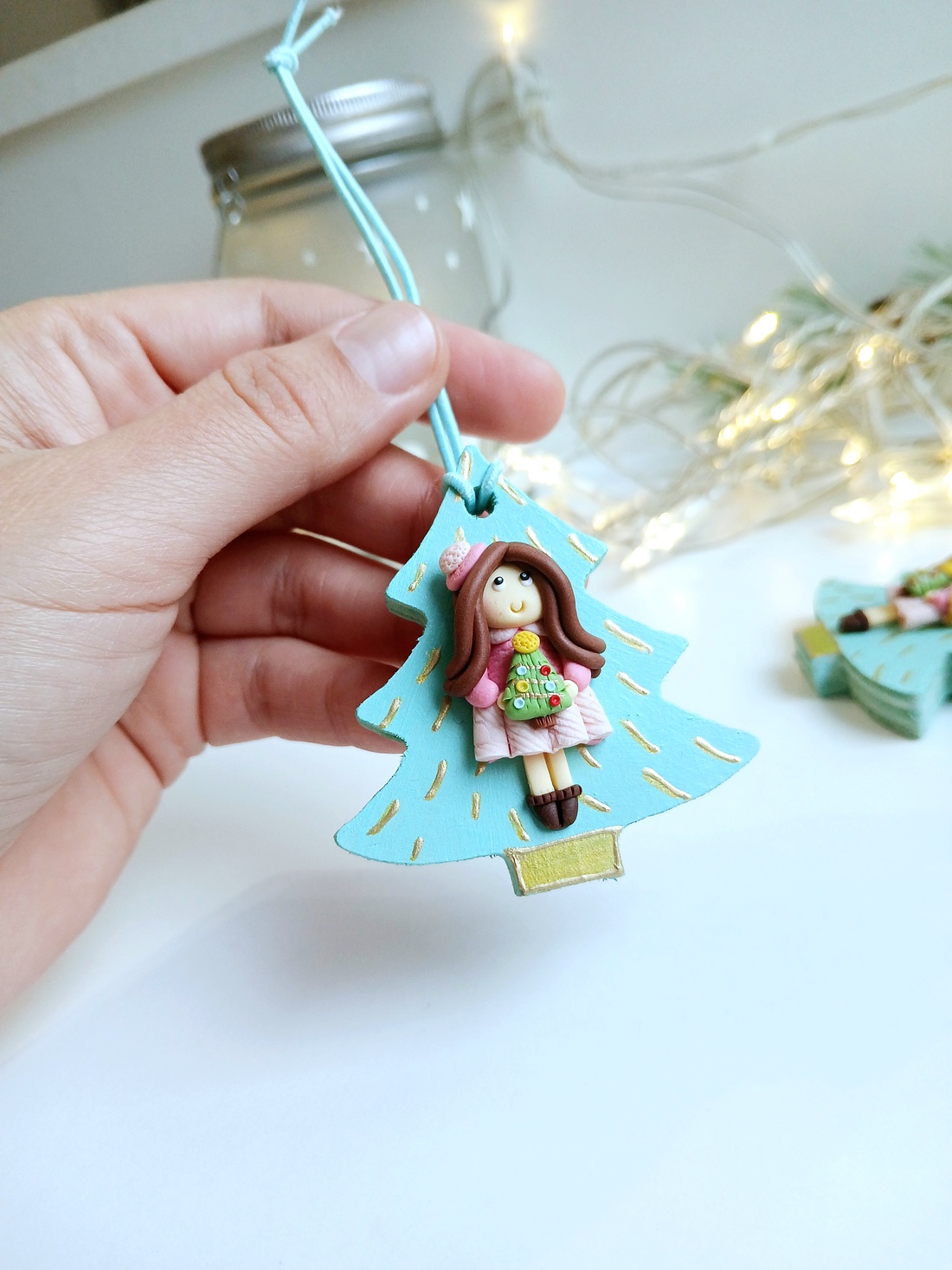 Decoratiune pentru brad - crăciun - cadouri de moș crăciun - cadouri de moș crăciun - Artynos.ro