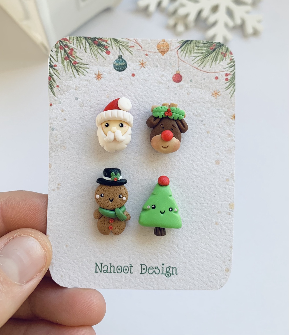  Set Cercei Craciun - crăciun - cadouri de moș crăciun - cadouri de moș crăciun - Artynos.ro