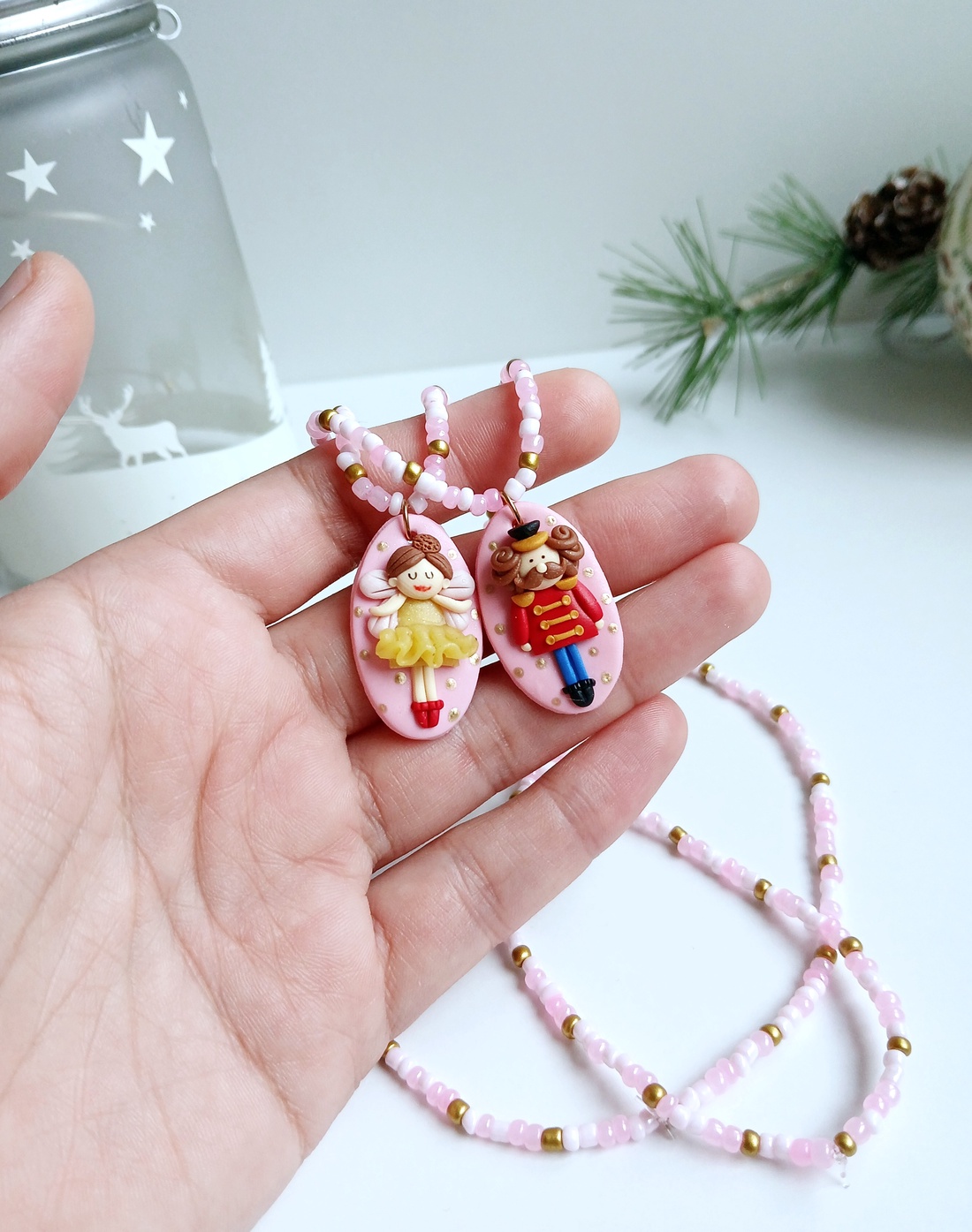  Set coliere - crăciun - cadouri de moș crăciun - cadouri de moș crăciun - Artynos.ro