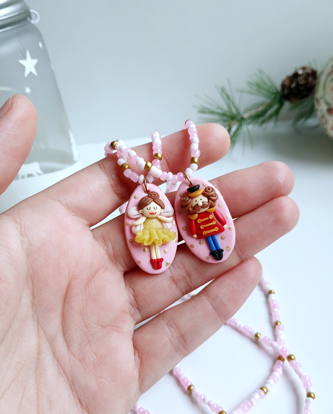  Set coliere - crăciun - cadouri de moș crăciun - cadouri de moș crăciun - Artynos.ro