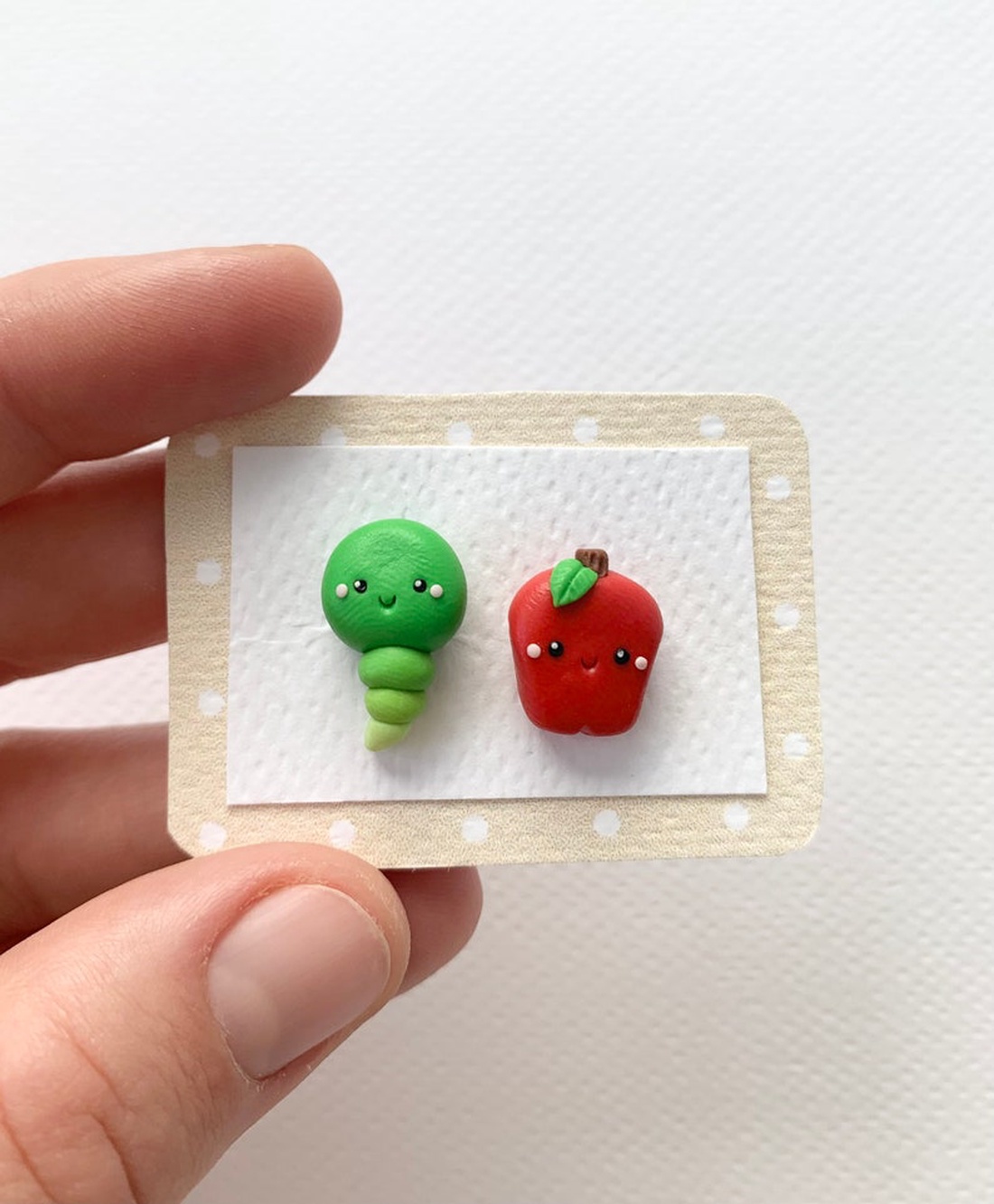 Cercei mar si vierme - bijuterii - cercei - cercei cu figurine - Artynos.ro