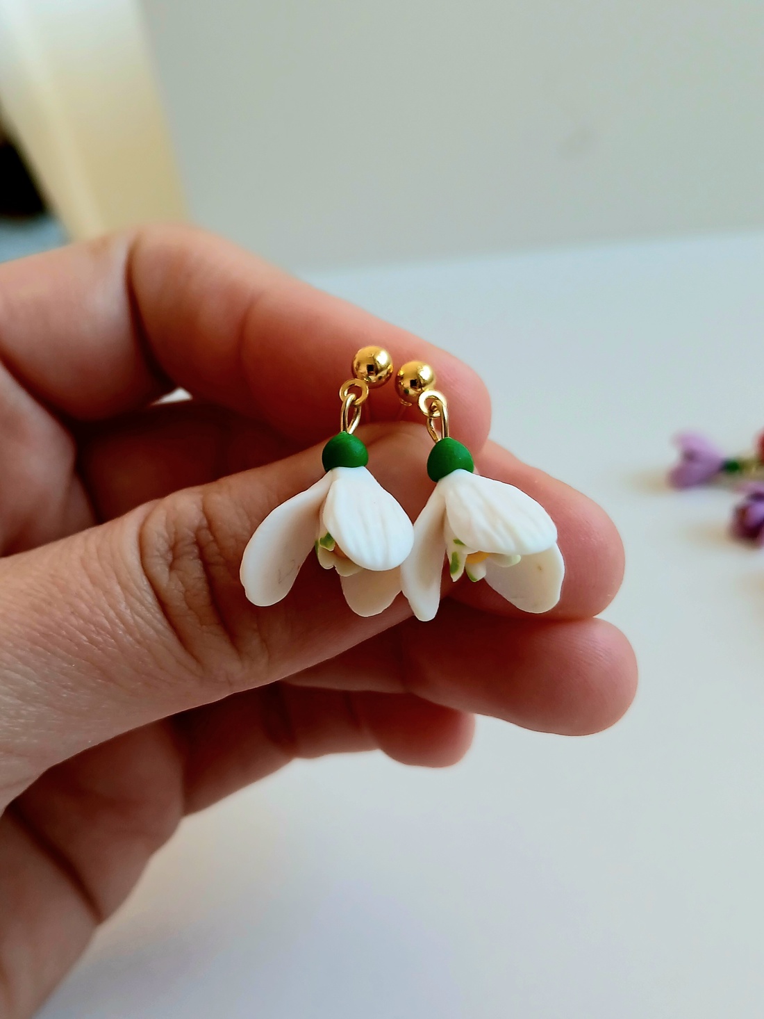 Cercei ghiocei - bijuterii - cercei - cercei cu figurine - Artynos.ro