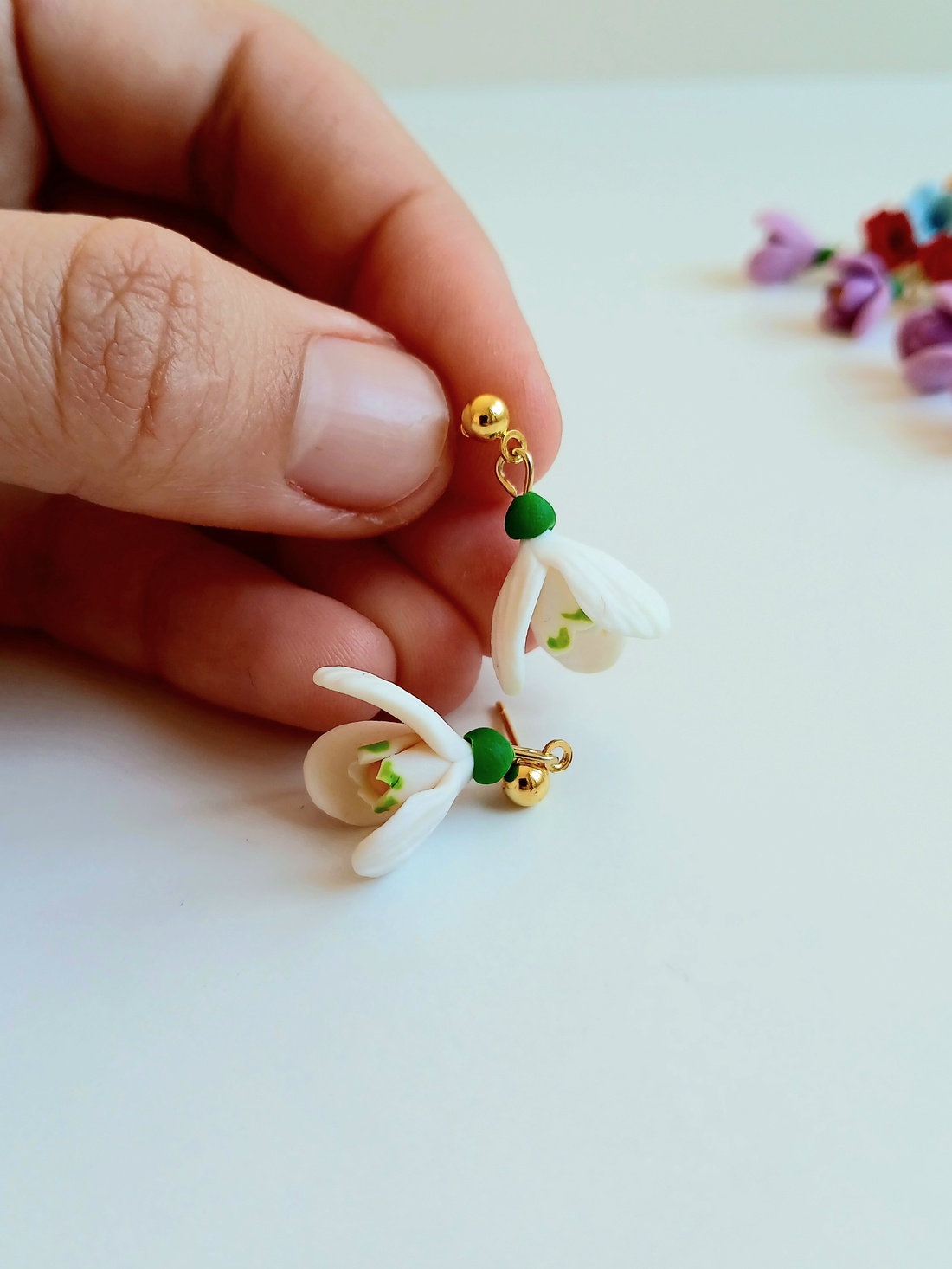 Cercei ghiocei - bijuterii - cercei - cercei cu figurine - Artynos.ro