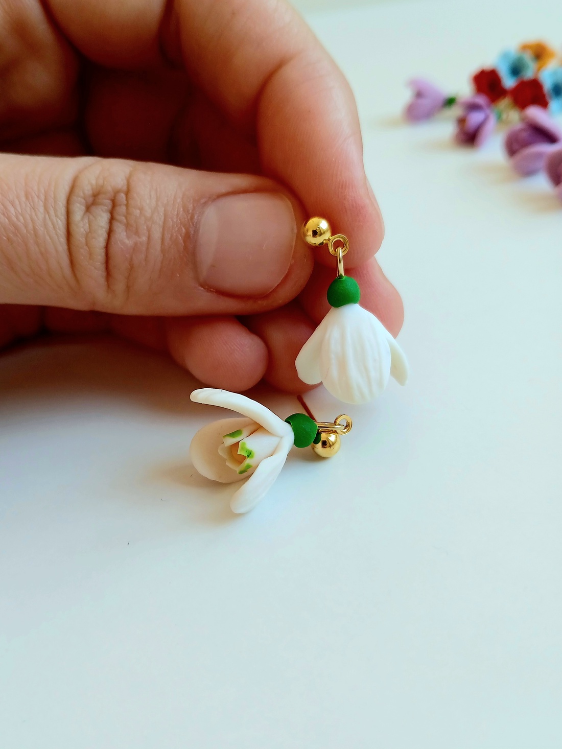 Cercei ghiocei - bijuterii - cercei - cercei cu figurine - Artynos.ro