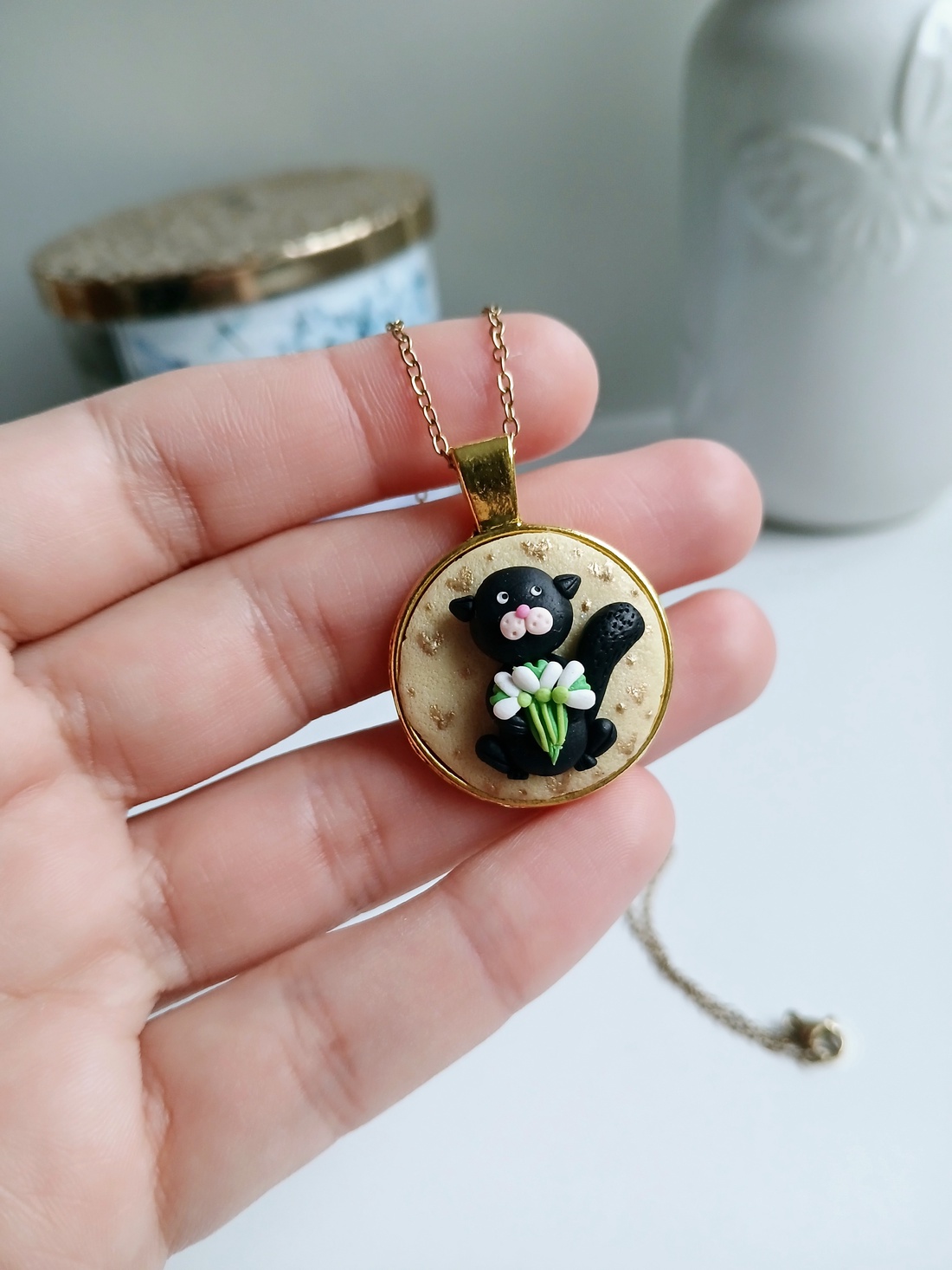 Colier Pisicuta - bijuterii - coliere - coliere cu pandative - Artynos.ro