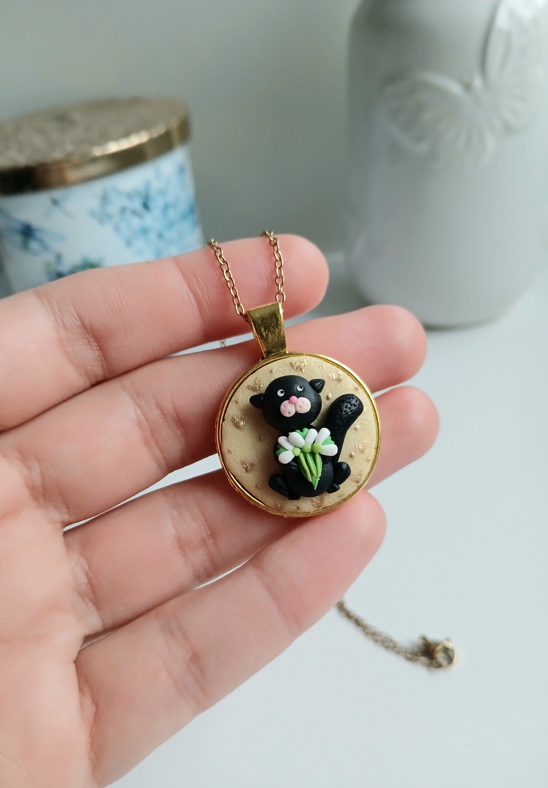 Colier Pisicuta - bijuterii - coliere - coliere cu pandative - Artynos.ro