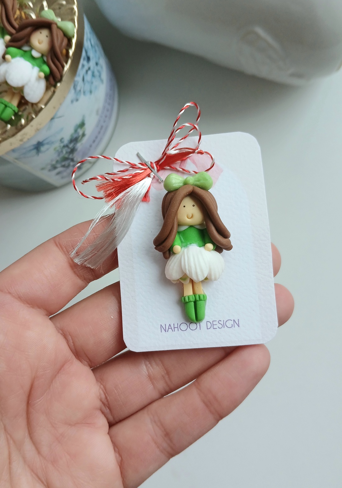 Broșă Mărțișor  - bijuterii - mărțișor - Artynos.ro