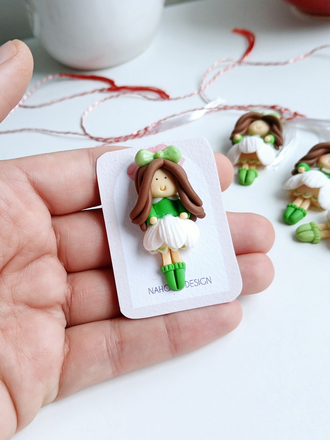 Broșă Mărțișor  - bijuterii - mărțișor - Artynos.ro