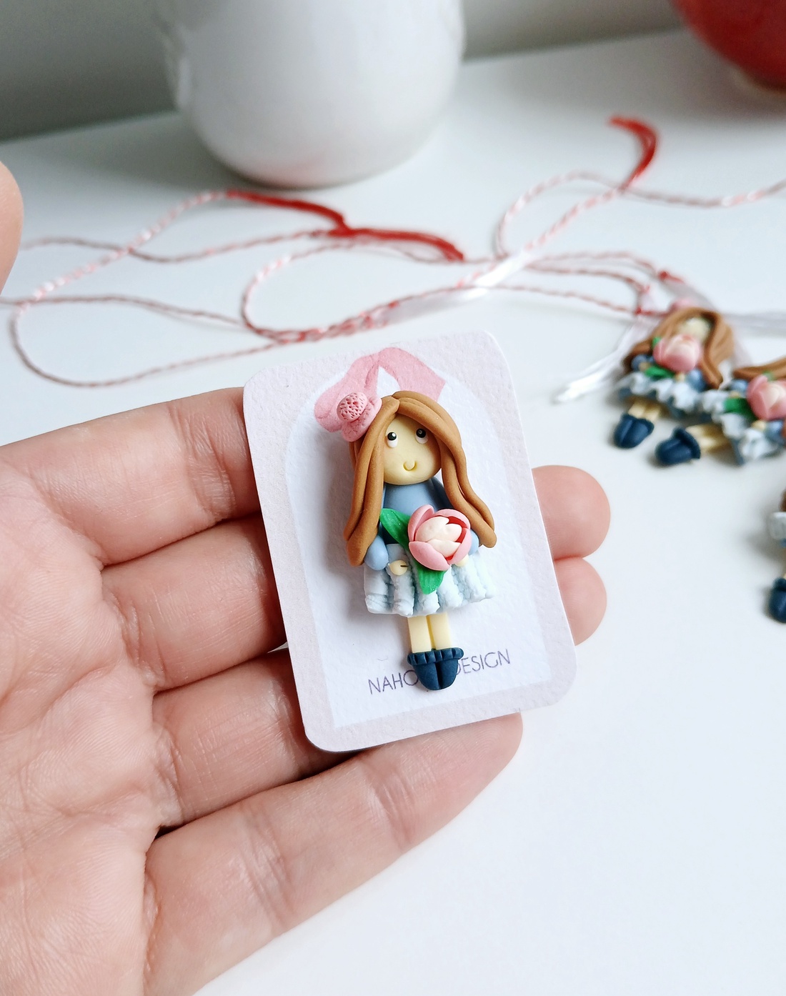 Broșă Mărțișor  - bijuterii - mărțișor - Artynos.ro