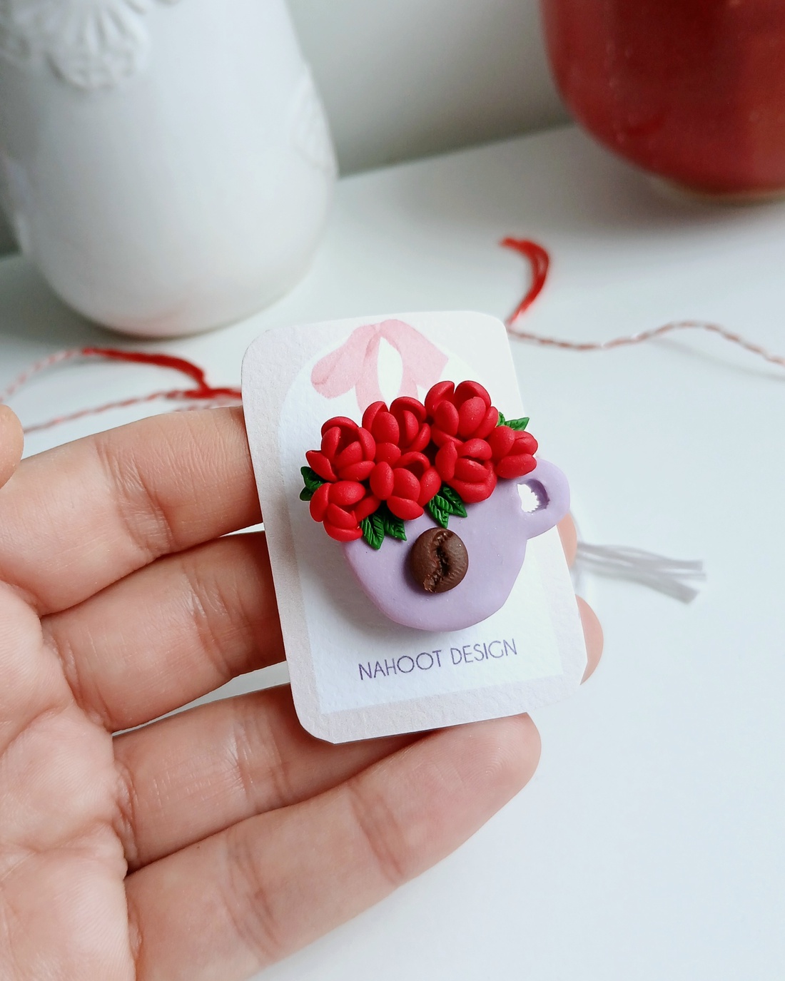 Broșă Mărțișor  - bijuterii - mărțișor - Artynos.ro