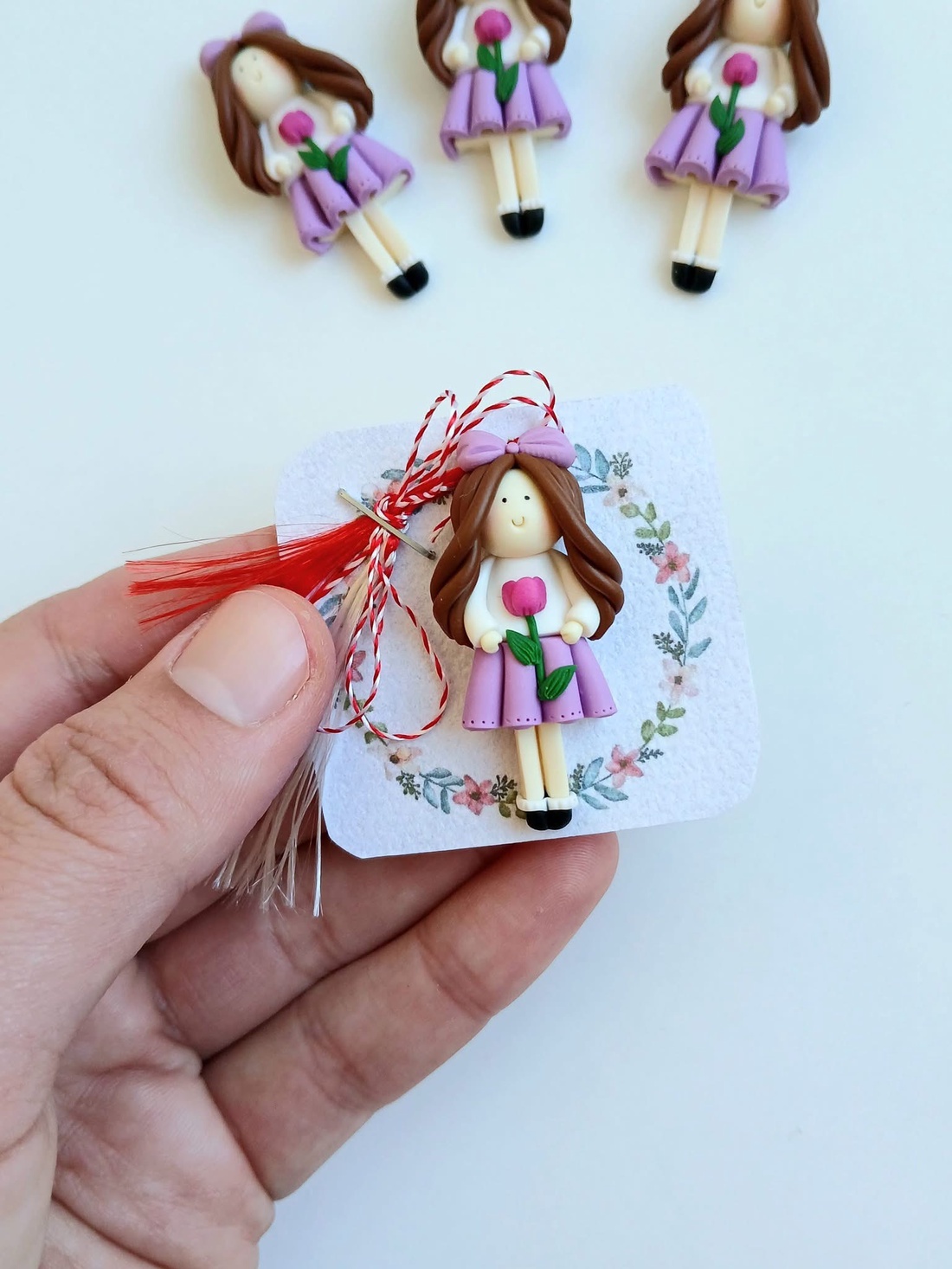 Broșă Mărțișor  - bijuterii - mărțișor - Artynos.ro