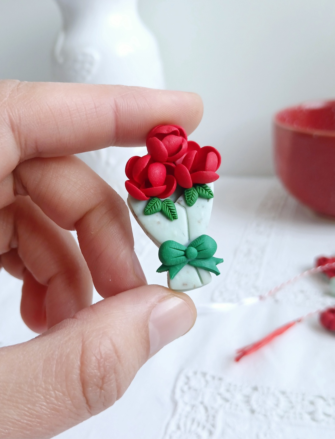 Broșă Mărțișor  - bijuterii - mărțișor - Artynos.ro