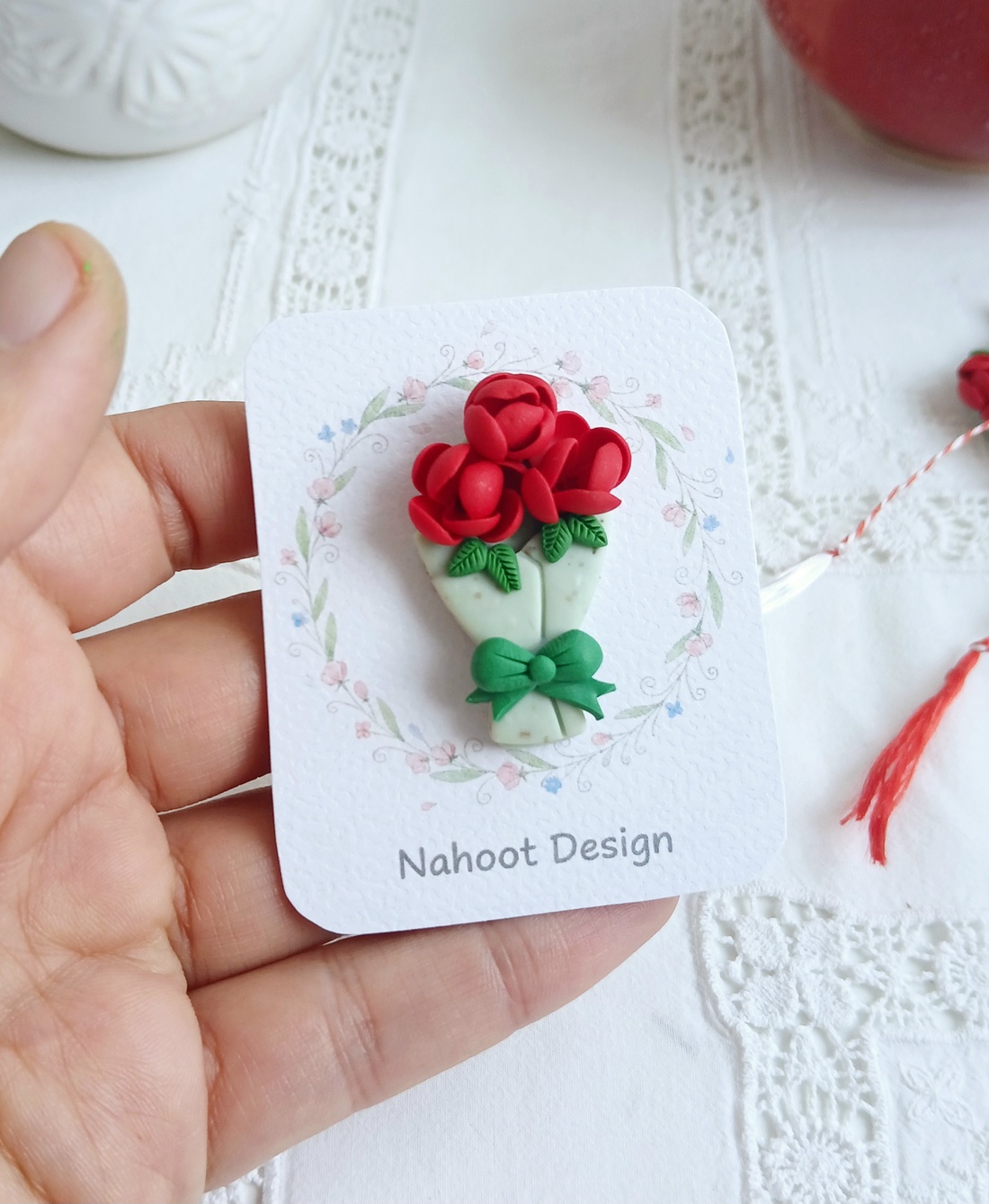 Broșă Mărțișor  - bijuterii - mărțișor - Artynos.ro