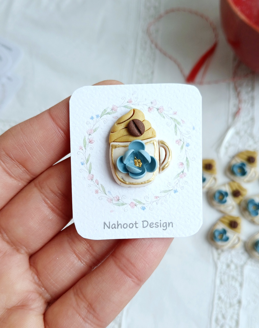 Broșă Mărțișor  - bijuterii - mărțișor - Artynos.ro