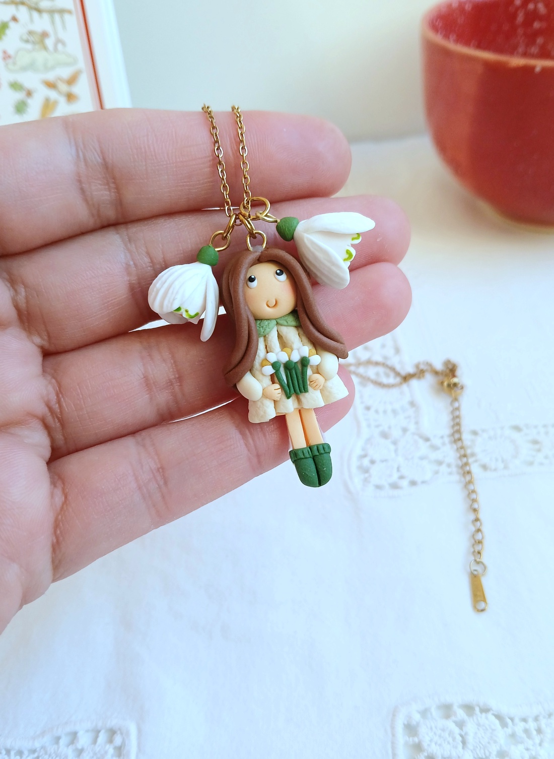 Colier Ghiocei - bijuterii - coliere - coliere cu pandative - Artynos.ro