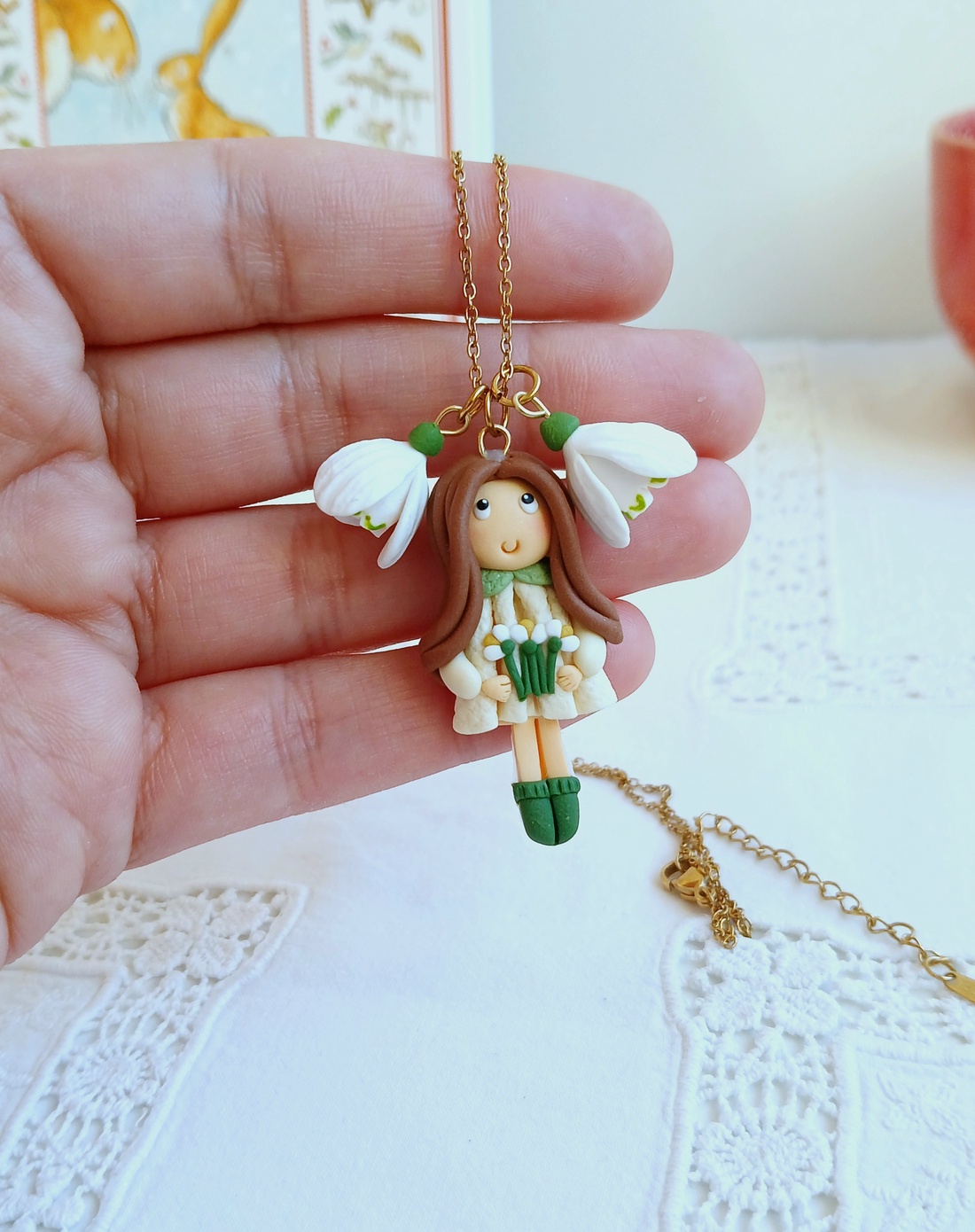 Colier Ghiocei - bijuterii - coliere - coliere cu pandative - Artynos.ro