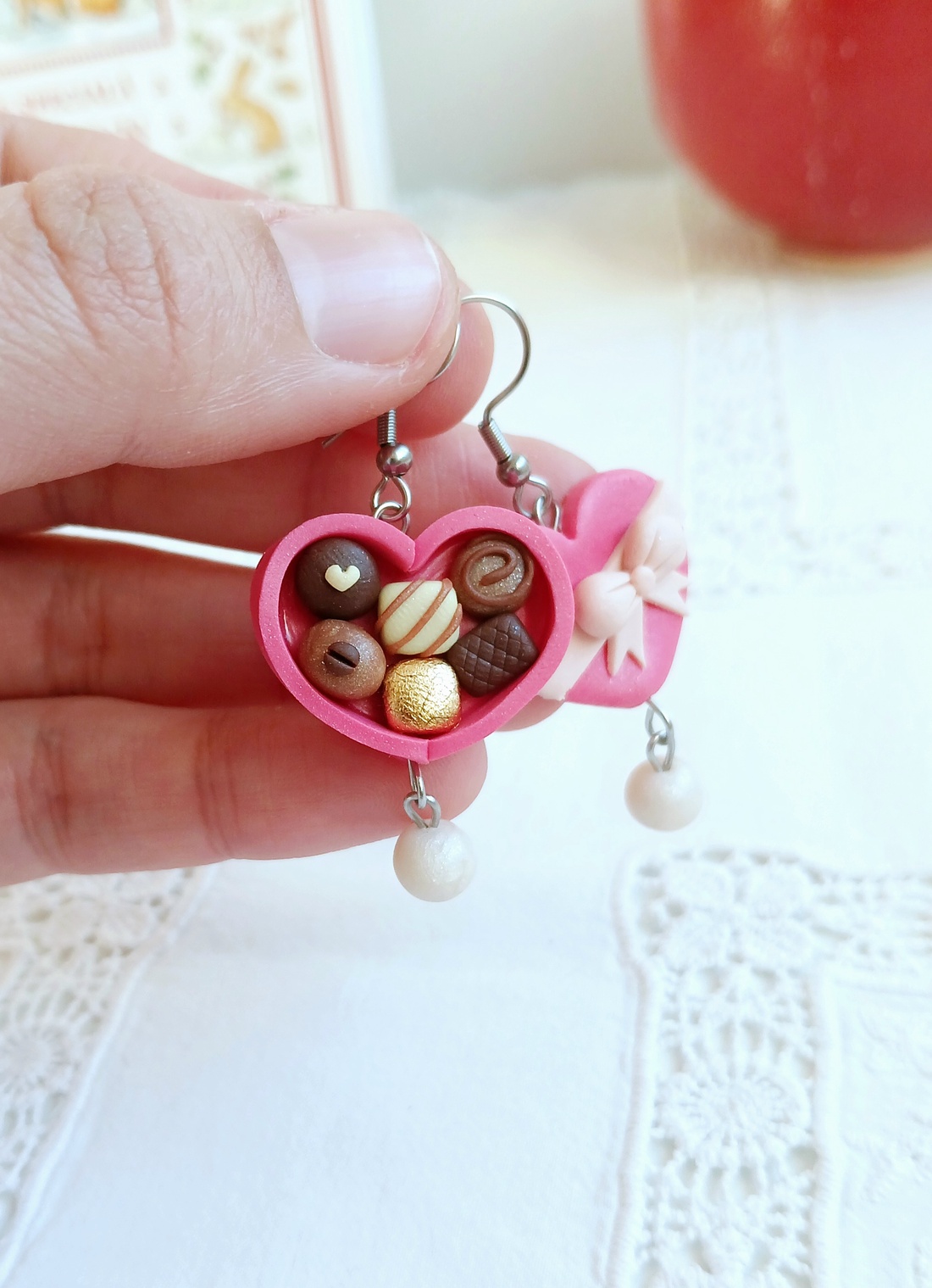 Cercei Hearts - bijuterii - cercei - cercei cu figurine - Artynos.ro