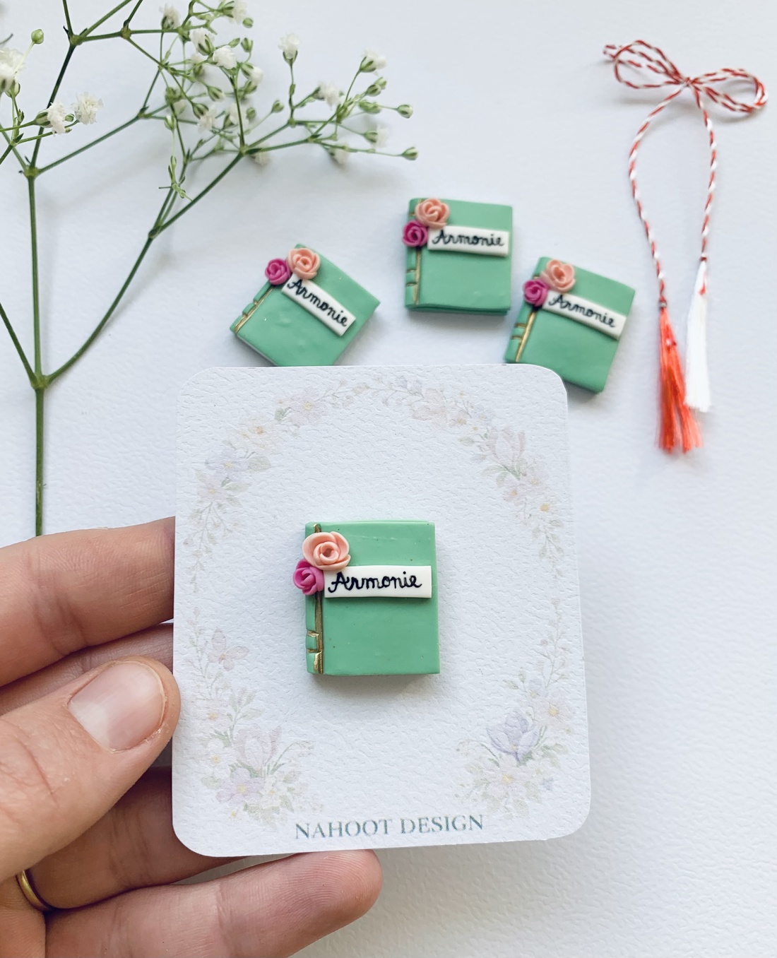 Broșă Mărțișor  - bijuterii - mărțișor - Artynos.ro