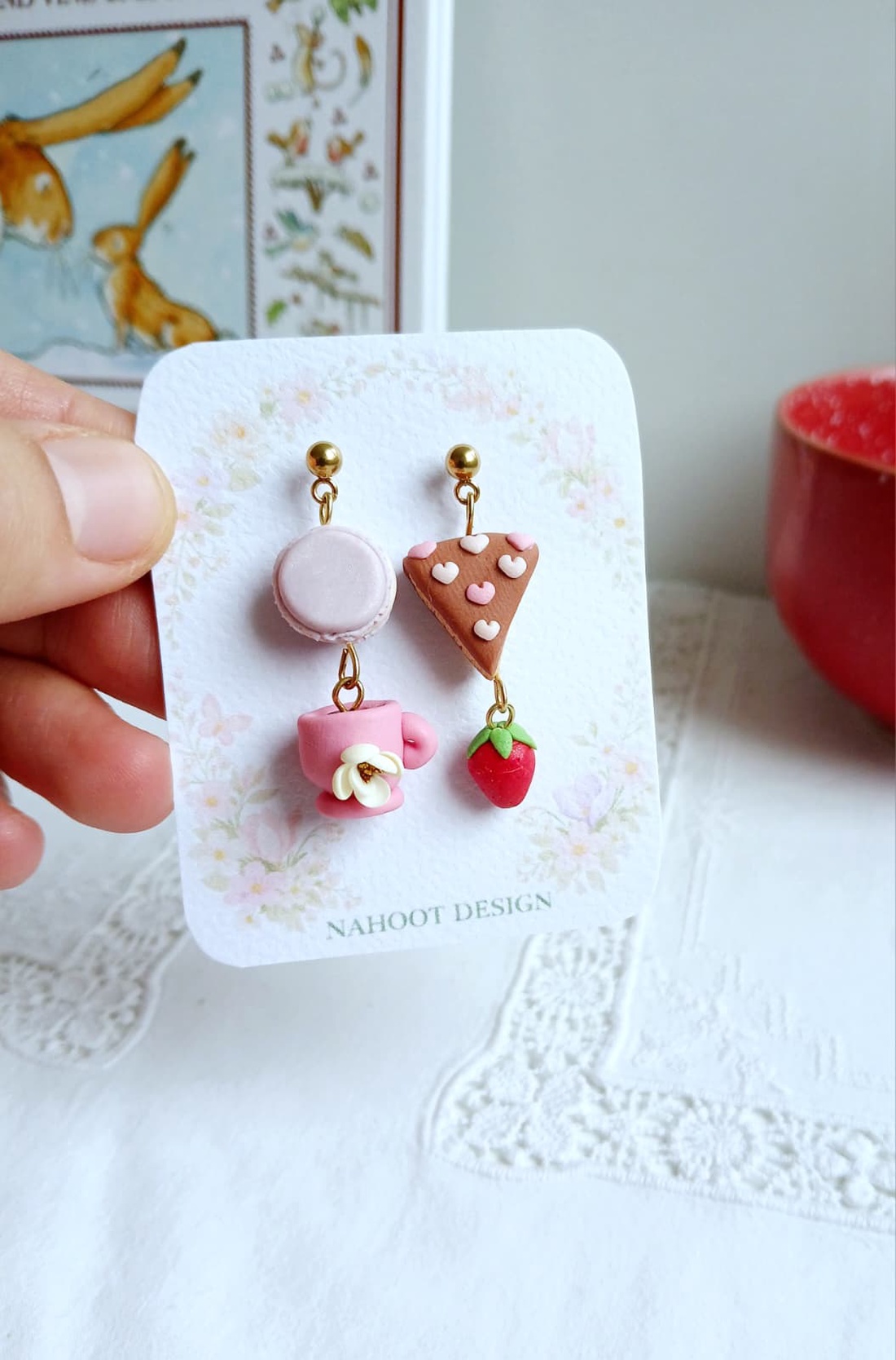 Cercei Sweets  - bijuterii - cercei - cercei cu figurine - Artynos.ro