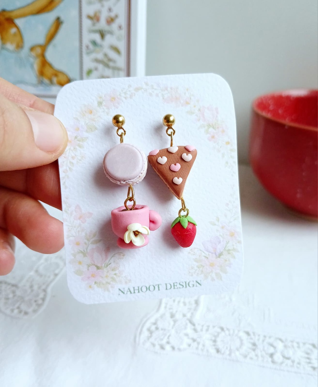 Cercei Sweets  - bijuterii - cercei - cercei cu figurine - Artynos.ro